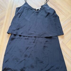 Lavender Brown Classic Black Dress